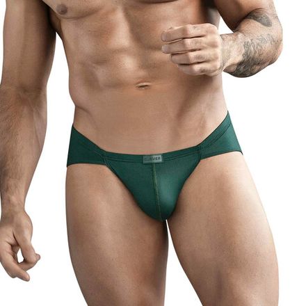 Мужские трусы брифы темно-зеленые Clever Moda OPTIMO BRIEF 177510
