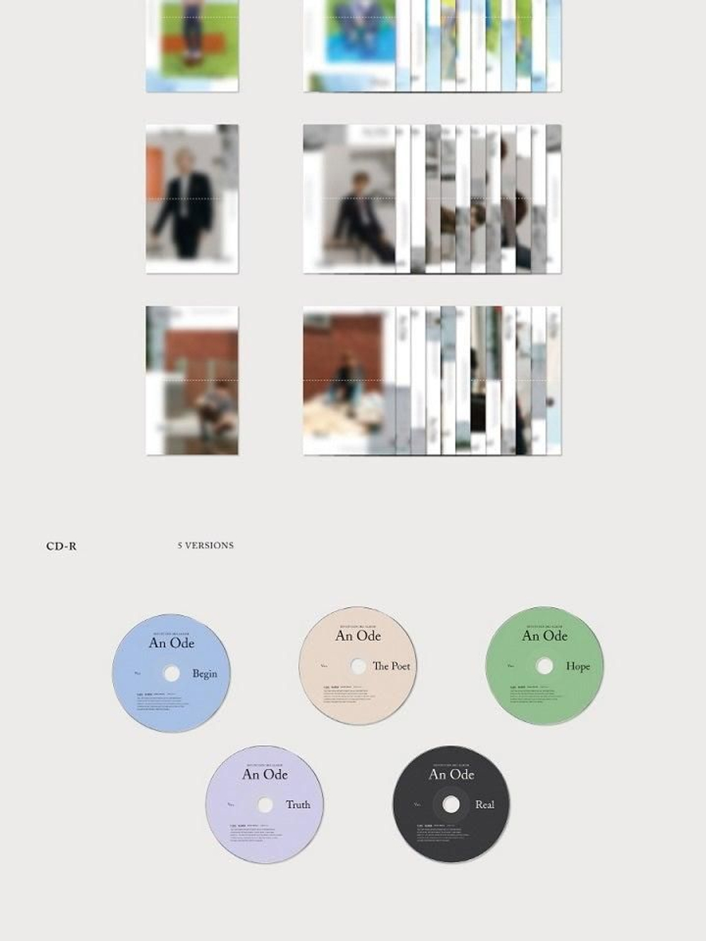 Альбом Seventeen - An Ode 3rd Regular Album 5 Version SET