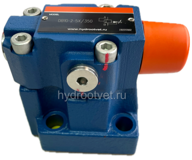 DB10-2-5X/315X - Предохранительный клапан Ду10 с давлением настройки до 315 бар, управление - X - внешний