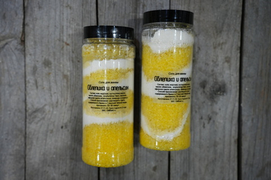 Соль морская "Облепиха и апельсин" для ванны