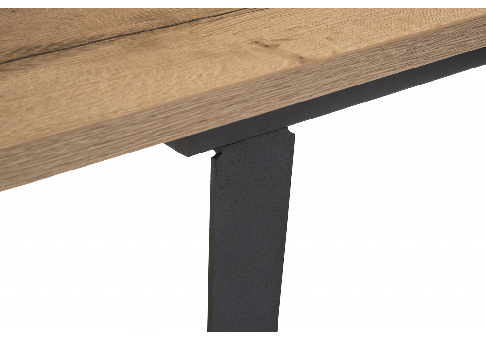Стол деревянный Woodville Кхал галифакс натуральный, графит