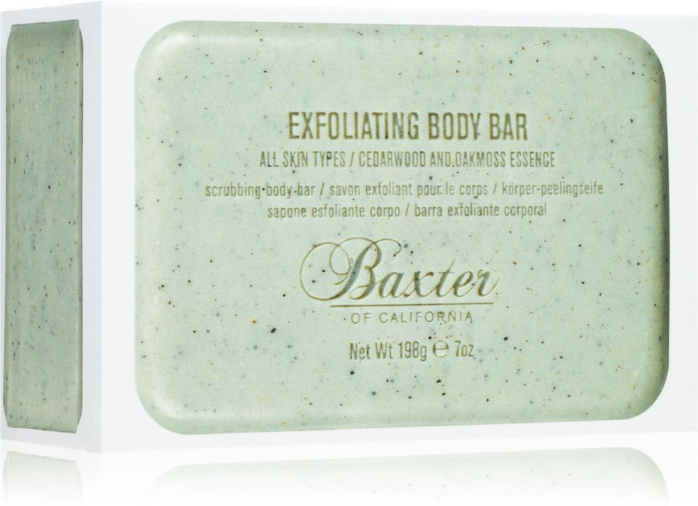 Baxter of California отшелушивающее мыло для тела для мужчин Exfoliating Body Bar Cedarwood &amp; Oakmoss Essence