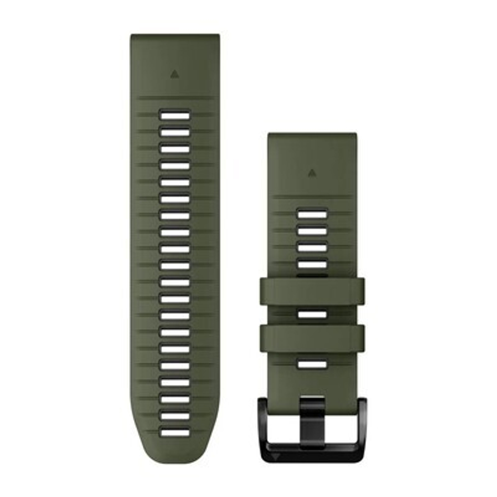 QuickFit 26mm Moss/Graphite  Silicone watch band