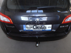 Фаркоп оцинкованный Galia P044A для Peugeot 508 универсал 2011-(паспорт и сертификат в комплекте)(без электрики)