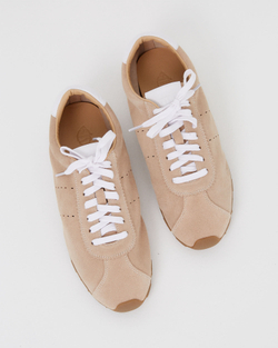 Кеды из натуральной замши бежевый