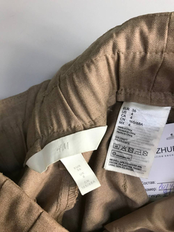Брюки H&M свободного кроя, маркировка 36 eur, визуально на 42 размер