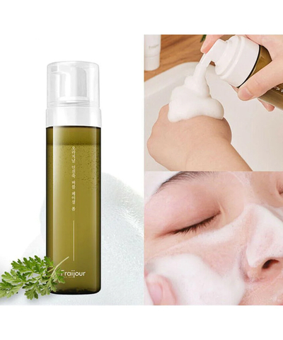 Гипоаллергенная пенка для умывания Fraijour Original Artemisia Bubble Facial Foam, 200 мл