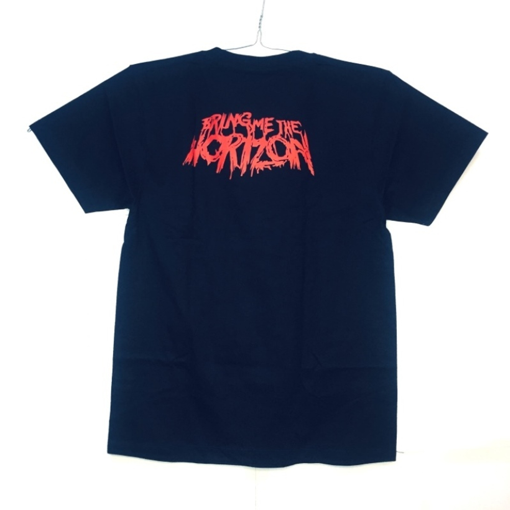 Футболка тайланд Bring me the horizon зеленая ящерица (XS)