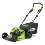 Аккумуляторная газонокосилка Greenworks GD60LM46SPK4 60V 60В (1 x 4 Ач, ЗУ) нож 46 см, 2502907UB