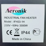 Пушка тепловая Aeronik IFH33-1H