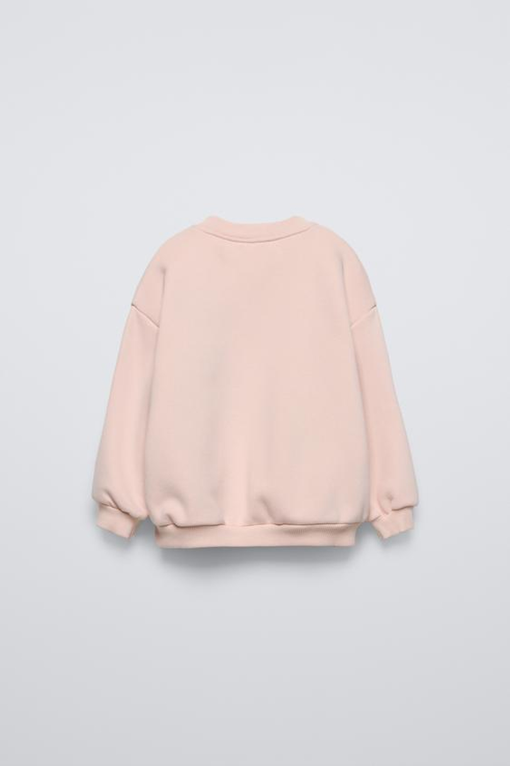 ZARA ТОЛСТОВКА С ПРИНТОМ, РОЗОВЫЙ