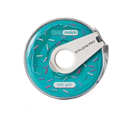 Staleks Сменный файл-лента papmAm в пластиковой катушке Bobbinail STALEKS PRO 100 грит