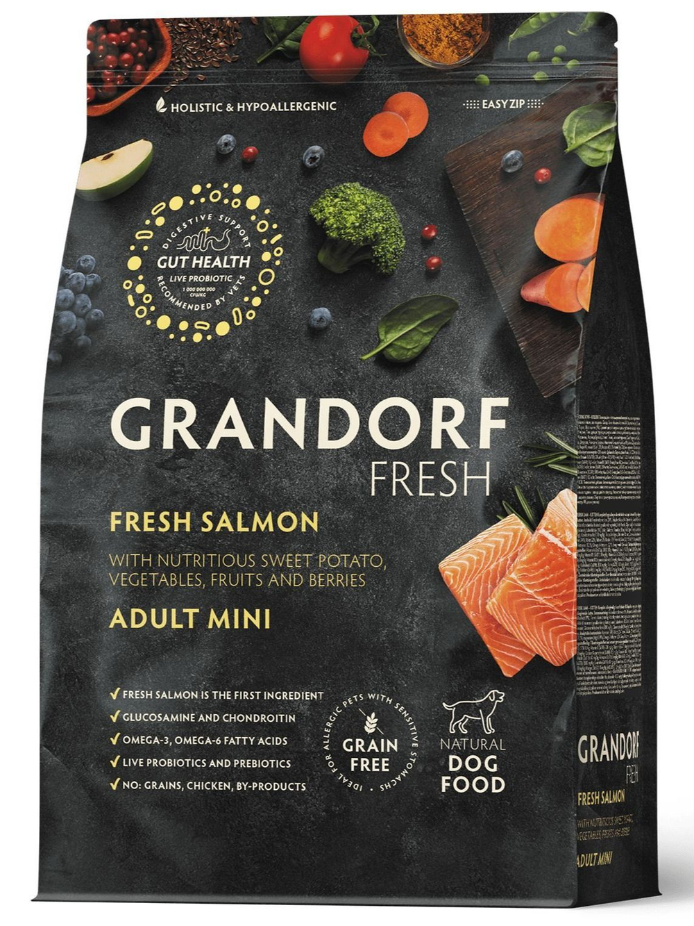 Grandorf Fresh Dog Potato корм сухой беззерновой для щенков ягнёнок,батат