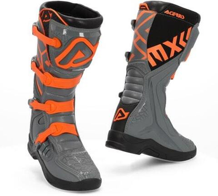 ACERBIS Мотоботинки для кросса X-TEAM серо-оранжевые