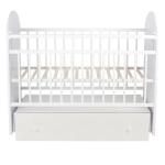 Кровать детская Indigo My Sleepy маятник, ящик белый слоник