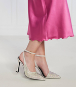 Кожаные туфли на шпильках lisette slingback Pinko - серый(100566 A0N6)