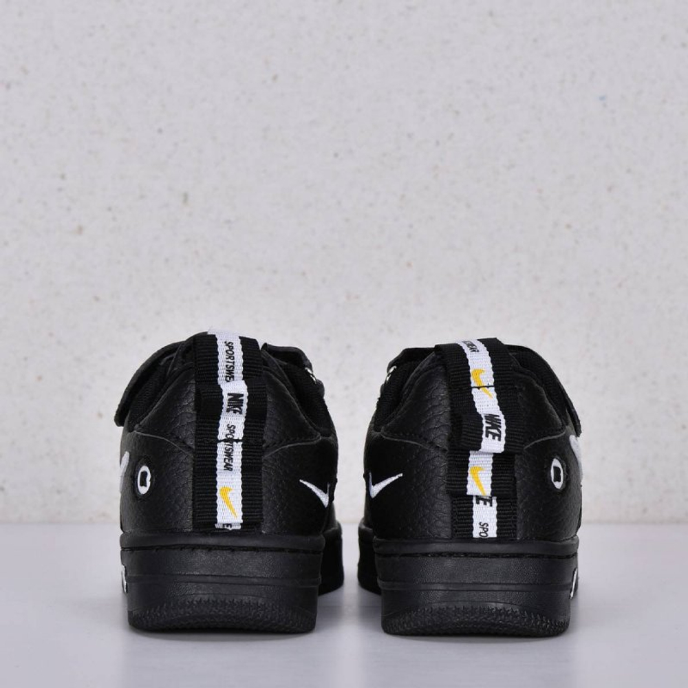 Кроссовки детские Nike Air Force 1 Black арт d666-2