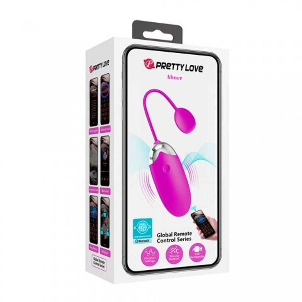 Виброяйцо Abner от Pretty love с подключением к смартфону