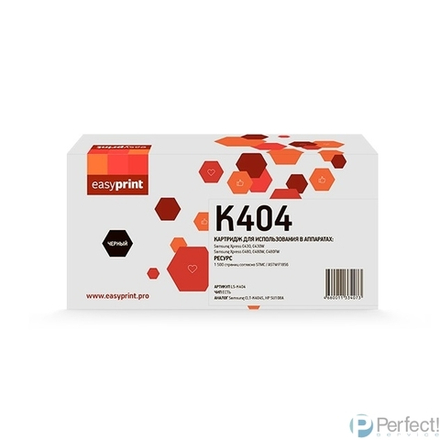 Easyprint CLT-K404S Картридж LS-K404 для Samsung Xpress SL-C430/C430W/C480/C480W/C480FW (1500стр.) чёрный, с чипом