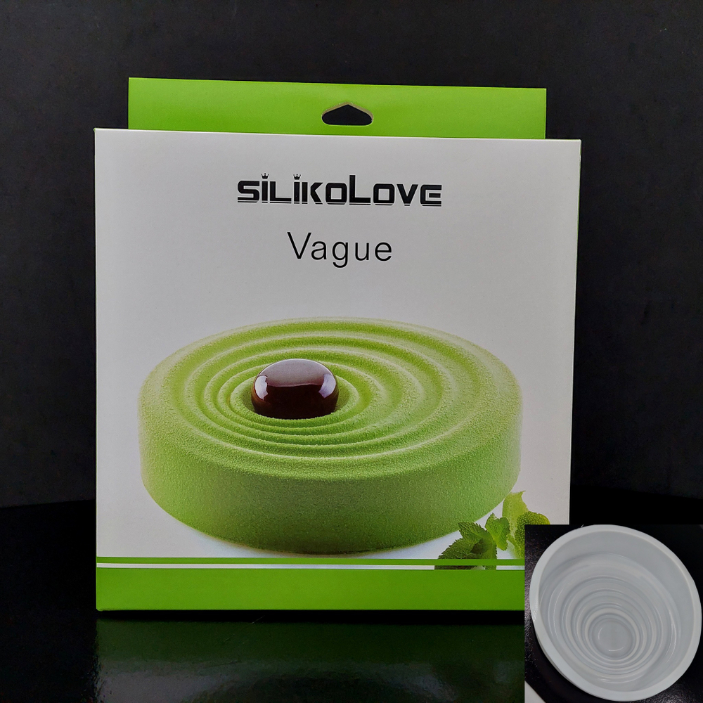 Форма Siliko Vague 200х42мм, белый силикон в упаковке 1/60шт (Китай)