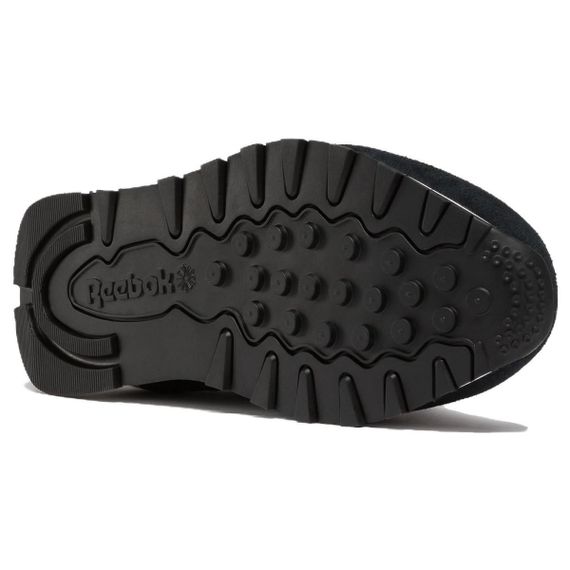 Reebok Classic Leather Беговые кроссовки Низкие Черные Унисекс