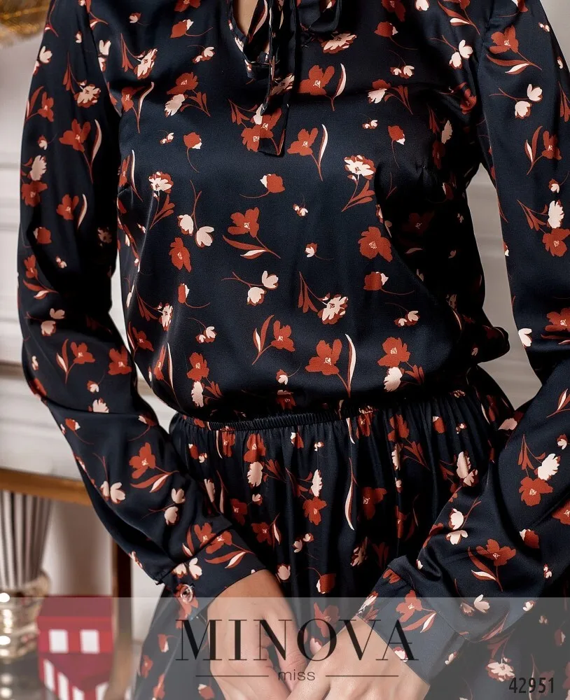 Платье 2117-1-синий Minova