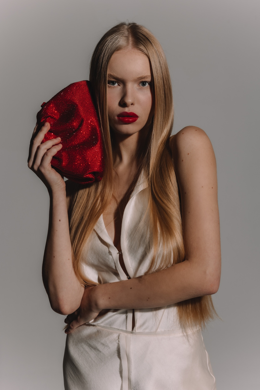 Clutch DIAMOND berry color