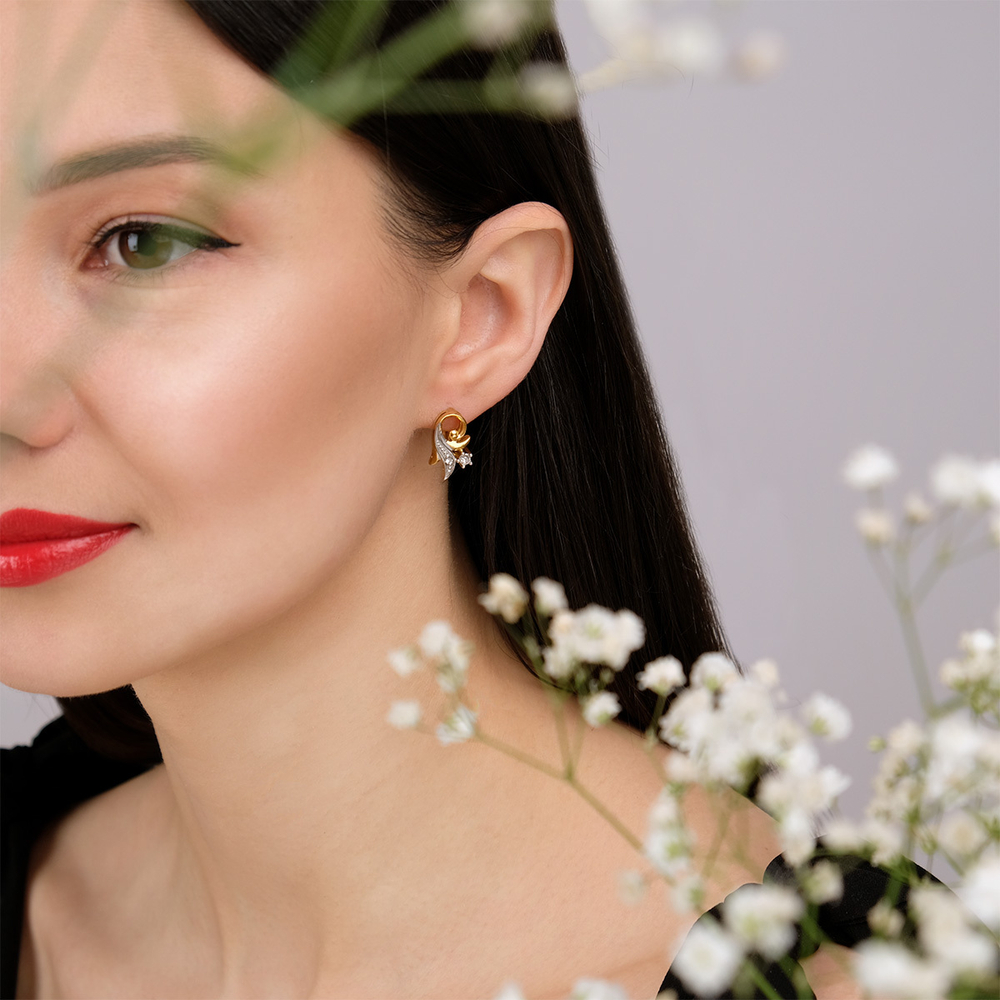 "Гипюр" серьги из коллекции "Ателье" от Jenavi