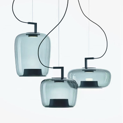 Подвесной светильник 8871P/C L black/light green