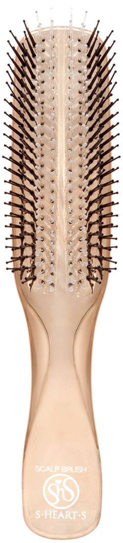 S-HEART-S Расческа Scalp Brush Gold с длинной ручкой