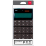 Калькулятор настольный DELI "1589" 12 разрядный, 166х104х15 мм, черный