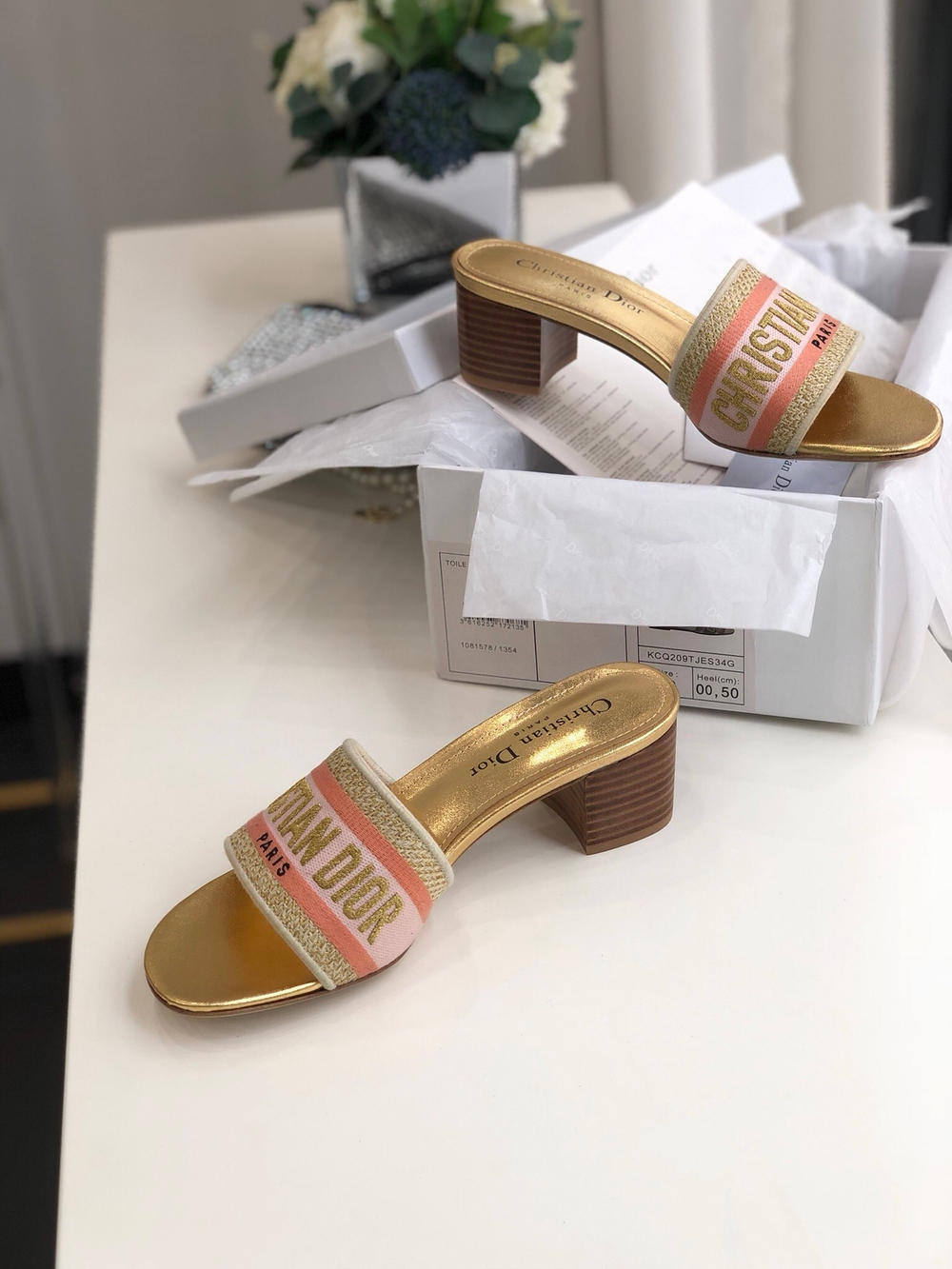 Christian Dior Dway Heeled Slide