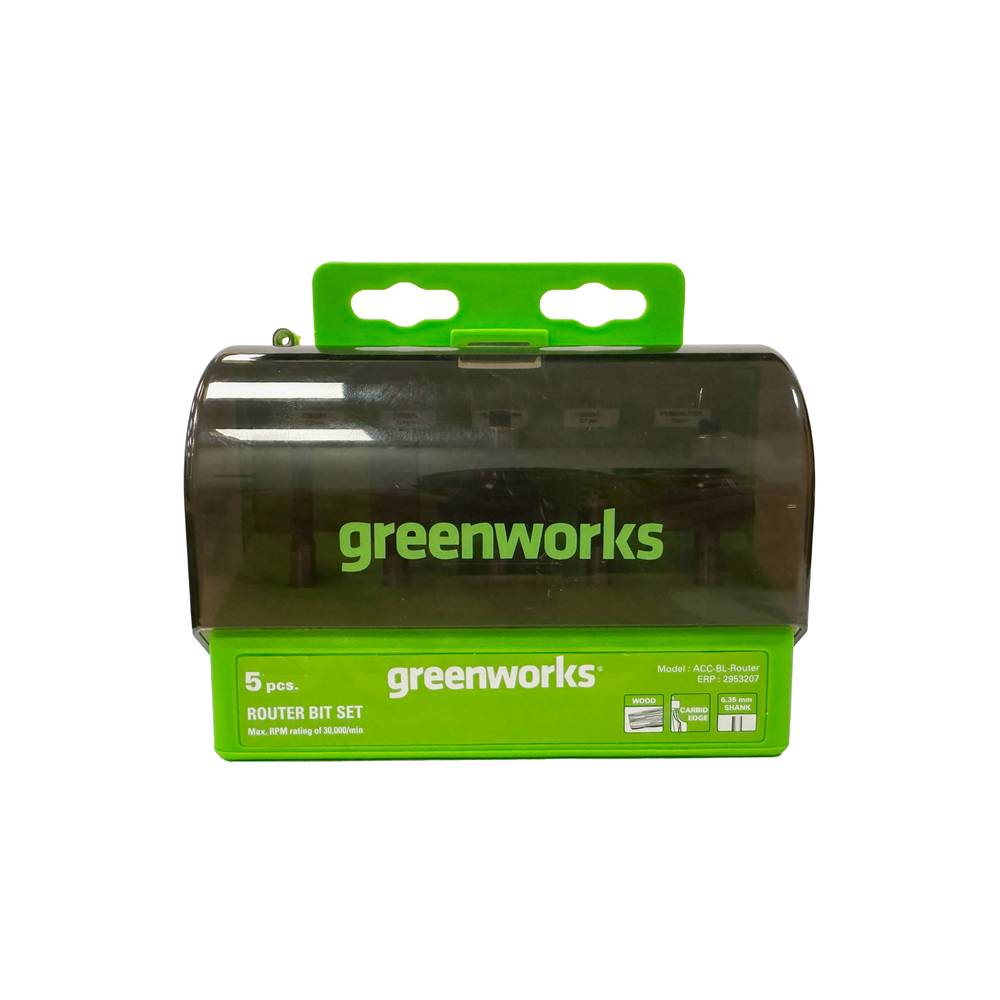 Набор фрез (5 шт.) для фрезера Greenworks