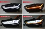 LED фары для AUDI A6 C7 2015-2017 Ауди замена ксеноновых фар