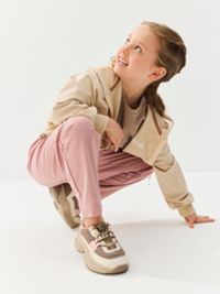 Кроссовки "Беж/Пудра" с двойной шнуровкой