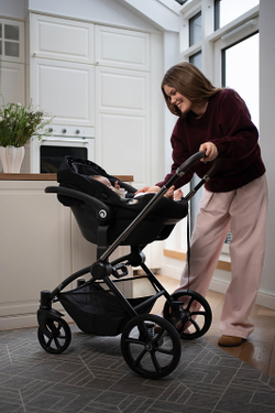 Детская коляска Tutis Gio Plus 3 в 1 с автокреслом Elo Lux EduSky Black 1552133 Grigio