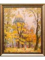 Картина маслом Осень Ильин