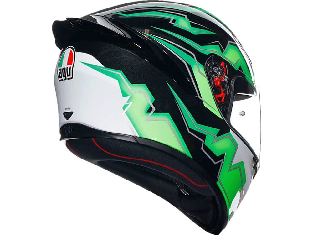 AGV K-1 ECE 2206 KRIPTON BLACK/GREEN