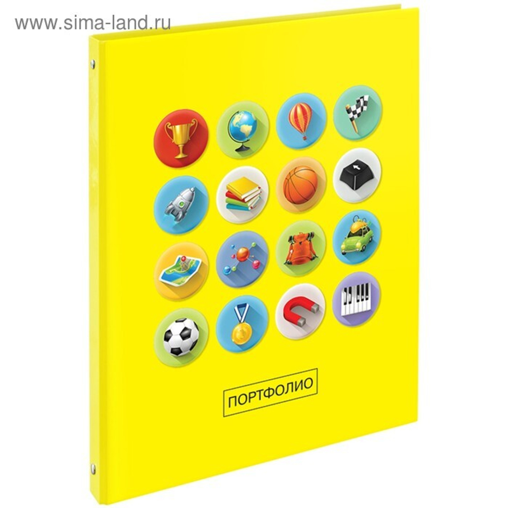 Папка-портфолио 7БЦ А4 ArtSpace, на 4 кольцах