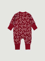 Комбинезон на манжетах Mjölk Снежные веточки, с рукавом реглан, уценка