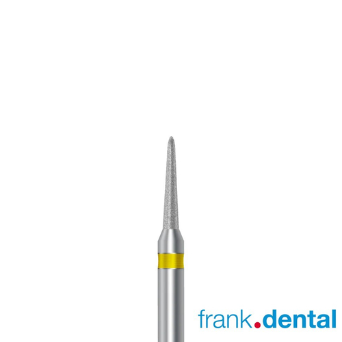 Бор алмазный желтый Frank Dental типа FG - D.877K.010.C.FG