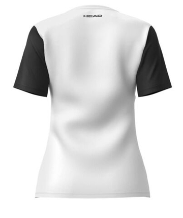 Женская теннисная футболка Head Club 25 Tech - navy/white