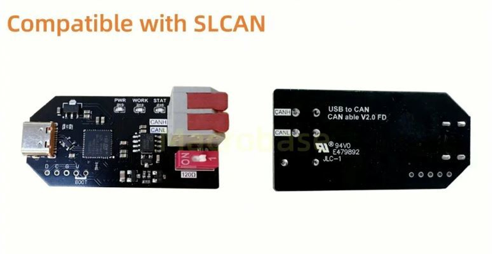 Конвертер USBCAN SLCAN MacroBase