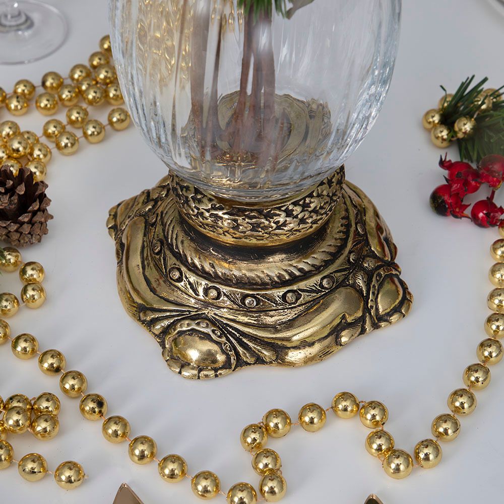 Ваза для цветов Флора Бронза