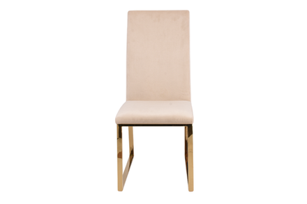 Стул обеденный Ist Casa Милан, 63х45х99, бежевый, глянцевое золото