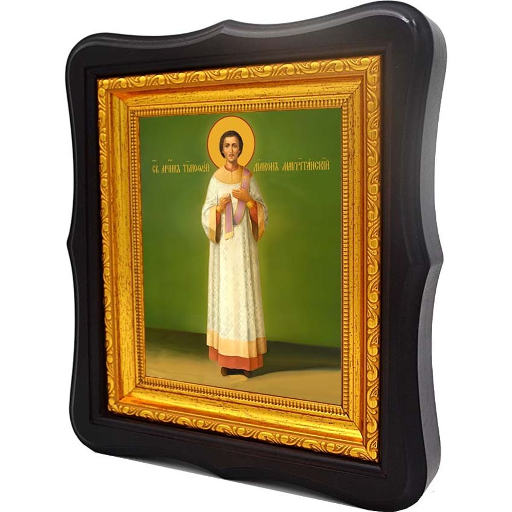 Тимофей Мавританский священномученик диакон. Икона на холсте.