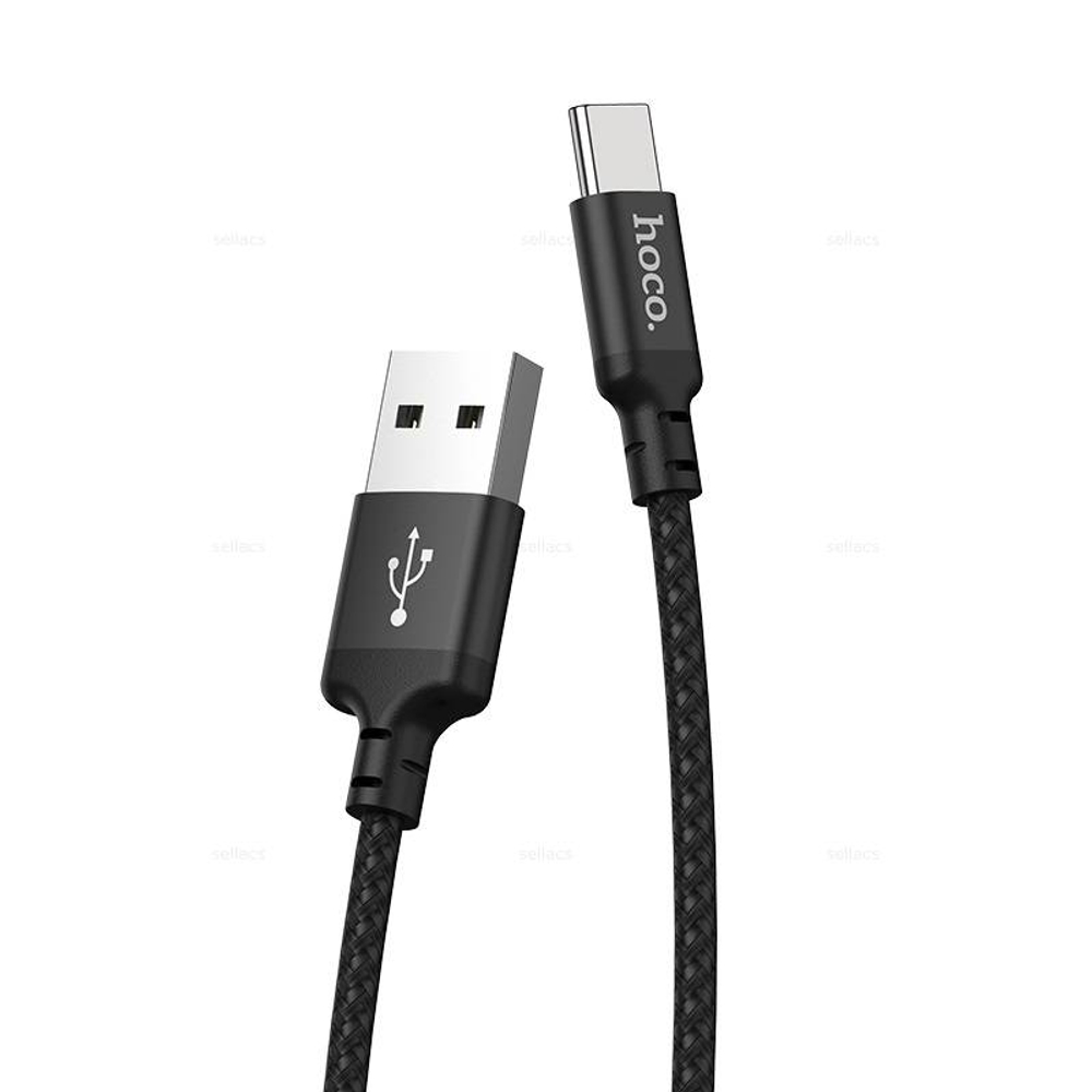 Кабель USB на Type-C Hoco X14 (black)