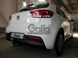 Фаркоп оцинкованный Galia K039C для Kia Rio IV хетчбек 2017-(паспорт и сертификат в комплекте)(без электрики)