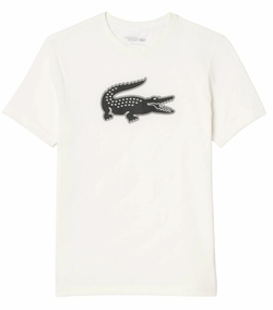 Lacoste SPORT 3D Print Crocodile Breathable Jersey T shirt Tennis Store.ru
