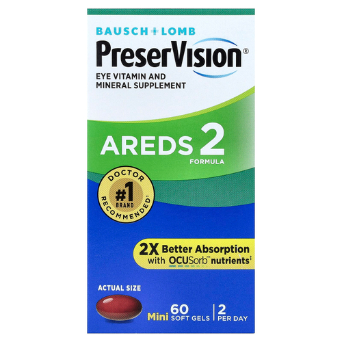 PreserVision, AREDS 2 Formula, 60 мини-капсул